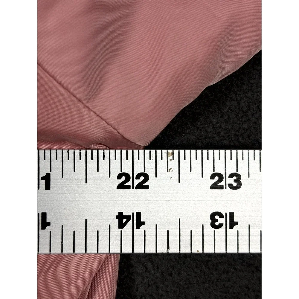 Deep Sugar Track Jacket Womens L Pink Full Zip Wind Resistant Cropped Athleisure